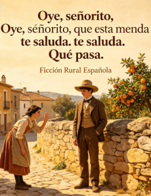 Oye, señorito, que esta menda te saluda