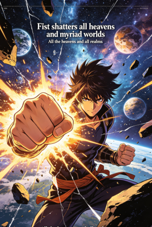 Fist shatters all heavens and myriad worlds